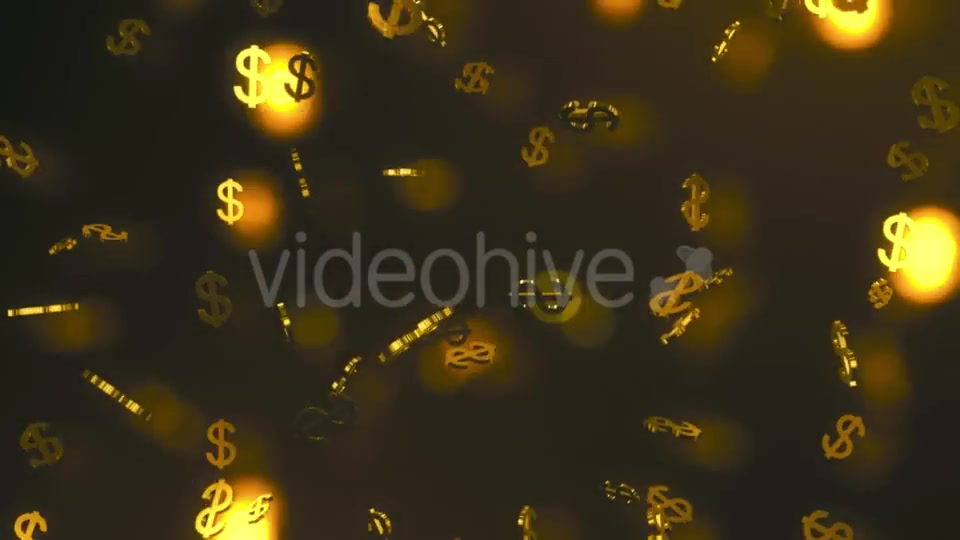 Infinite Rain of Golden Dollars - Download Videohive 19471663