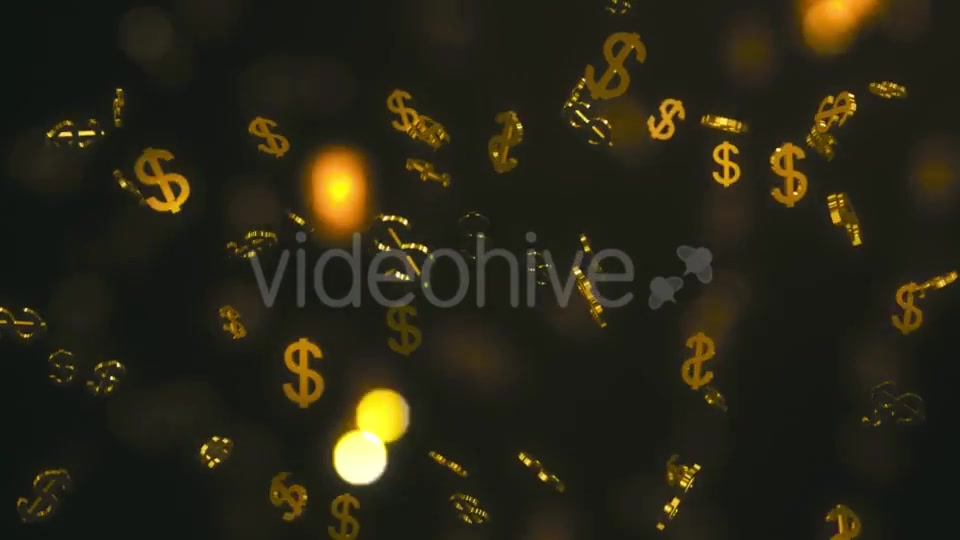 Infinite Rain of Golden Dollars - Download Videohive 19471663