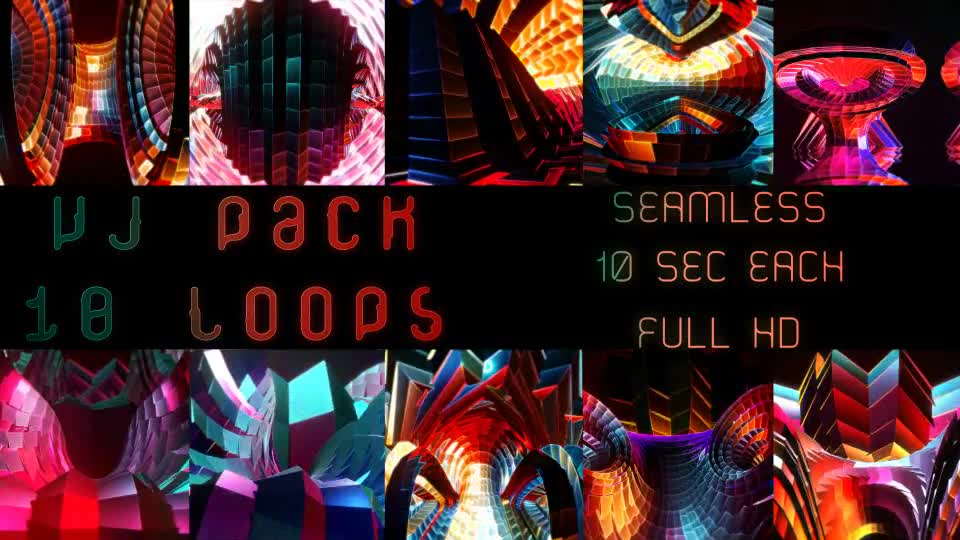 Infinite Source 10 Vj Loop Pack - Download Videohive 7906364