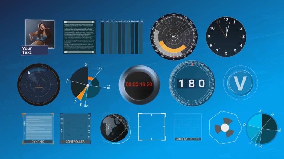Info Hud Elements - Download Videohive 6251691