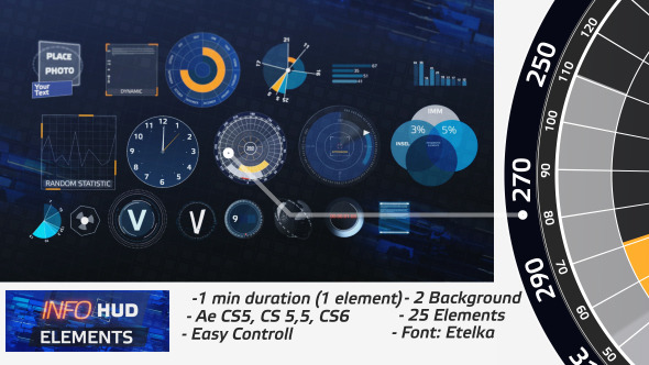 Info Hud Elements - Download Videohive 6251691