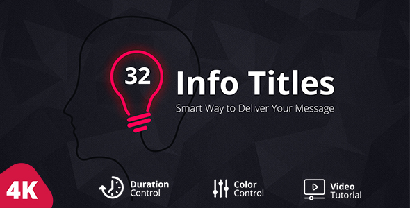 Info Titles Pack - Download Videohive 16458376