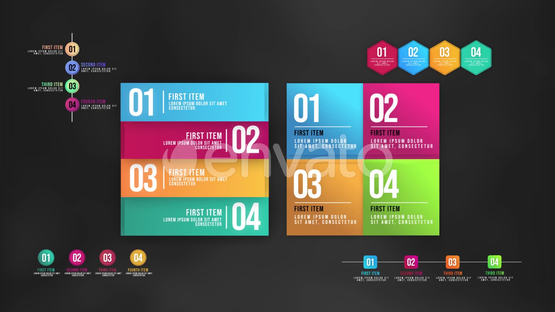 Infographic Animated Lists Videohive 25138752 After Effects Image 1