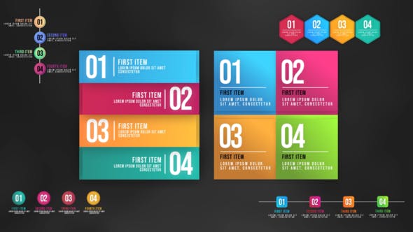 Infographic Animated Lists - Download Videohive 25138752