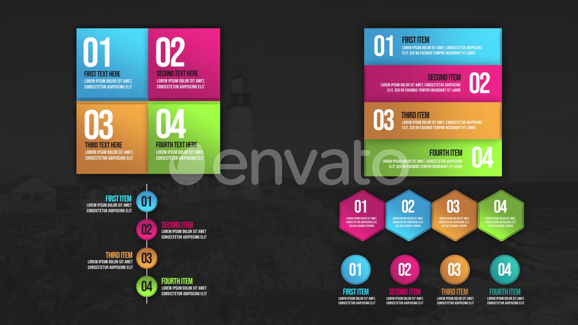 Infographic Animated Lists Premiere Pro Videohive 26309311 Premiere Pro Image 10