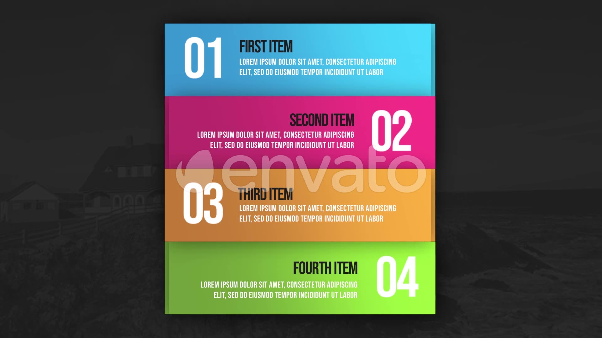 Infographic Animated Lists Premiere Pro Videohive 26309311 Premiere Pro Image 3