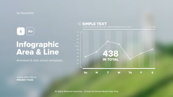 Infographic Area & Line Graphs - Download Videohive 39864742