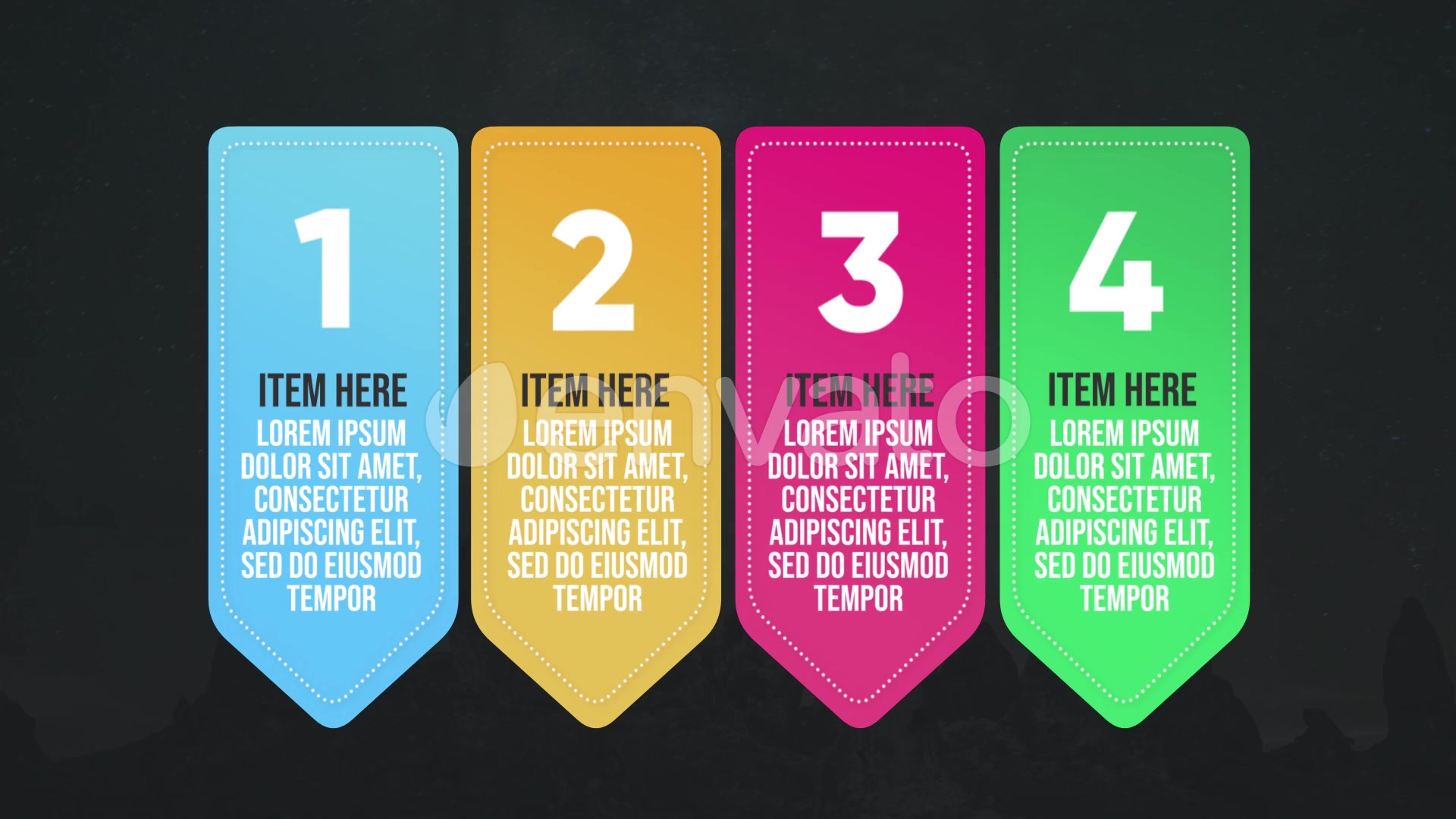 Infographic Colorful Lists Premiere Pro Videohive 26467692 Premiere Pro Image 4