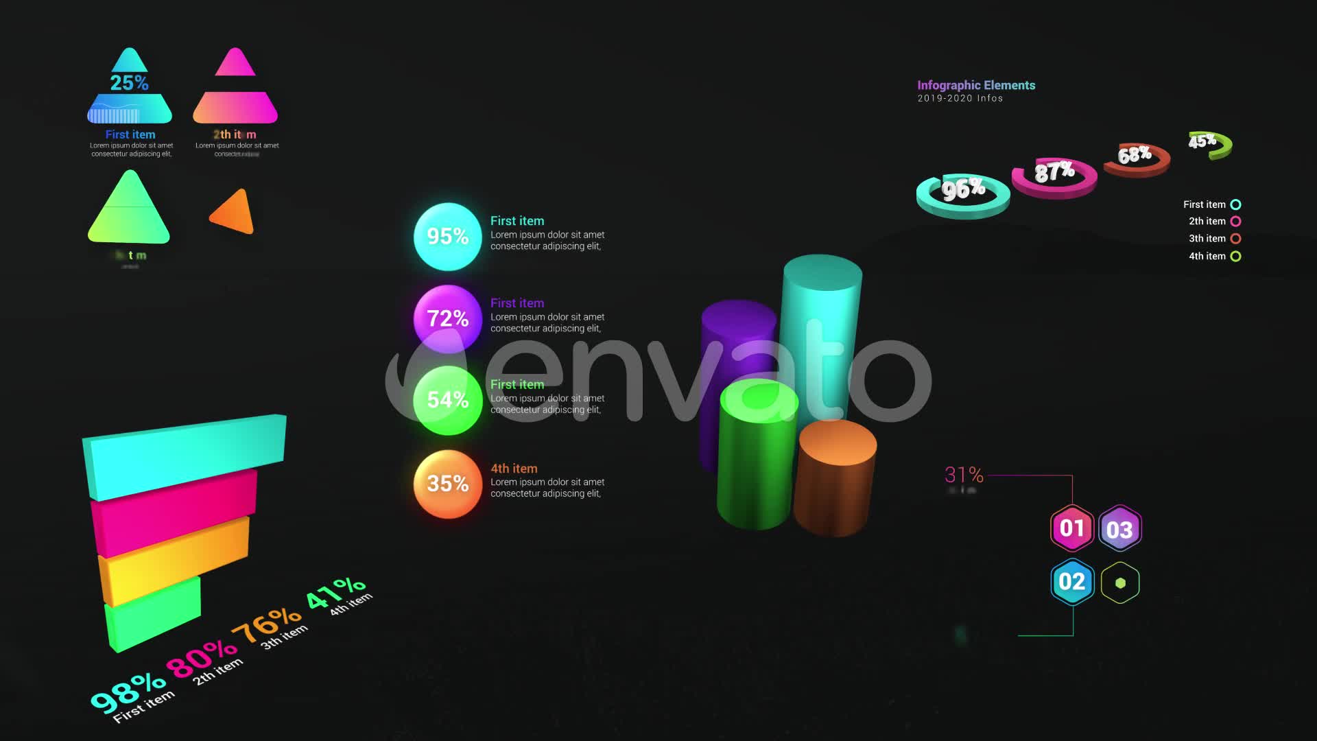 Infographic Dynamic Graphs Videohive 28812999 After Effects Image 1