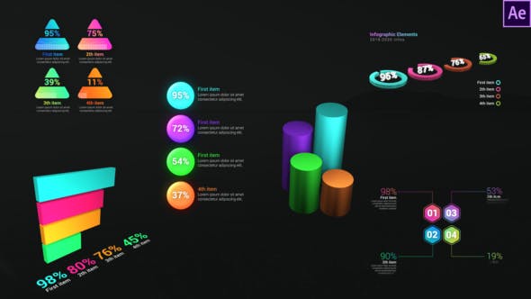 Infographic Dynamic Graphs - 28812999 Videohive Download