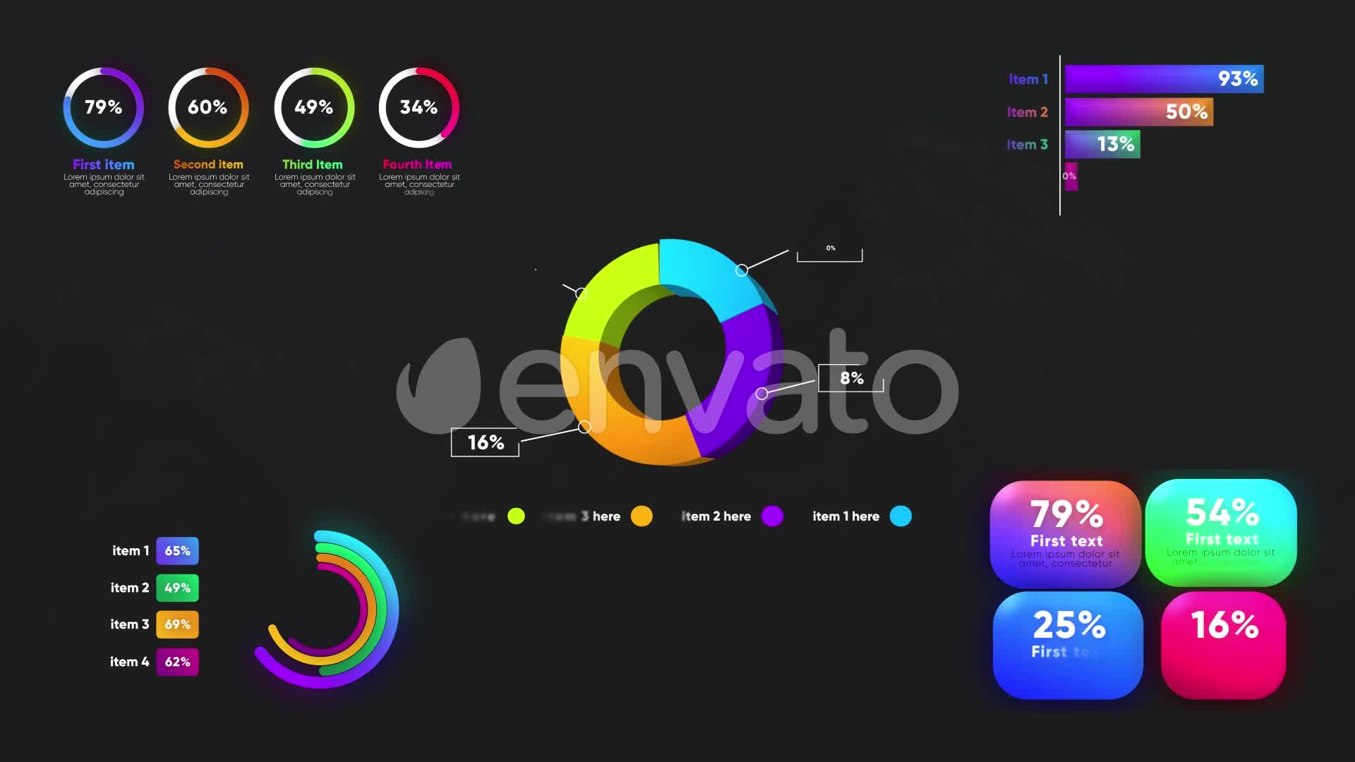 Infographic Graphs Toolkit MOGRT Videohive 26721002 Premiere Pro Image 1