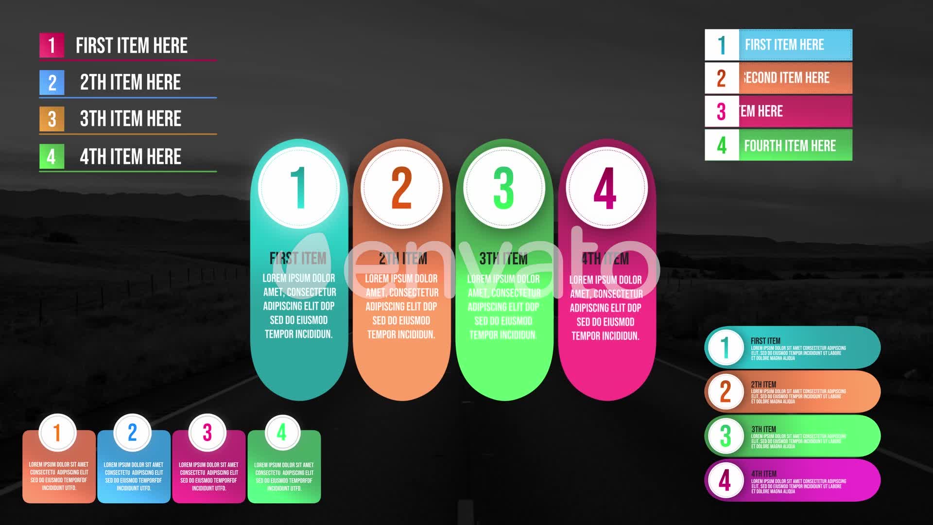 Infographic Lists Pack Videohive 31820430 DaVinci Resolve Image 1