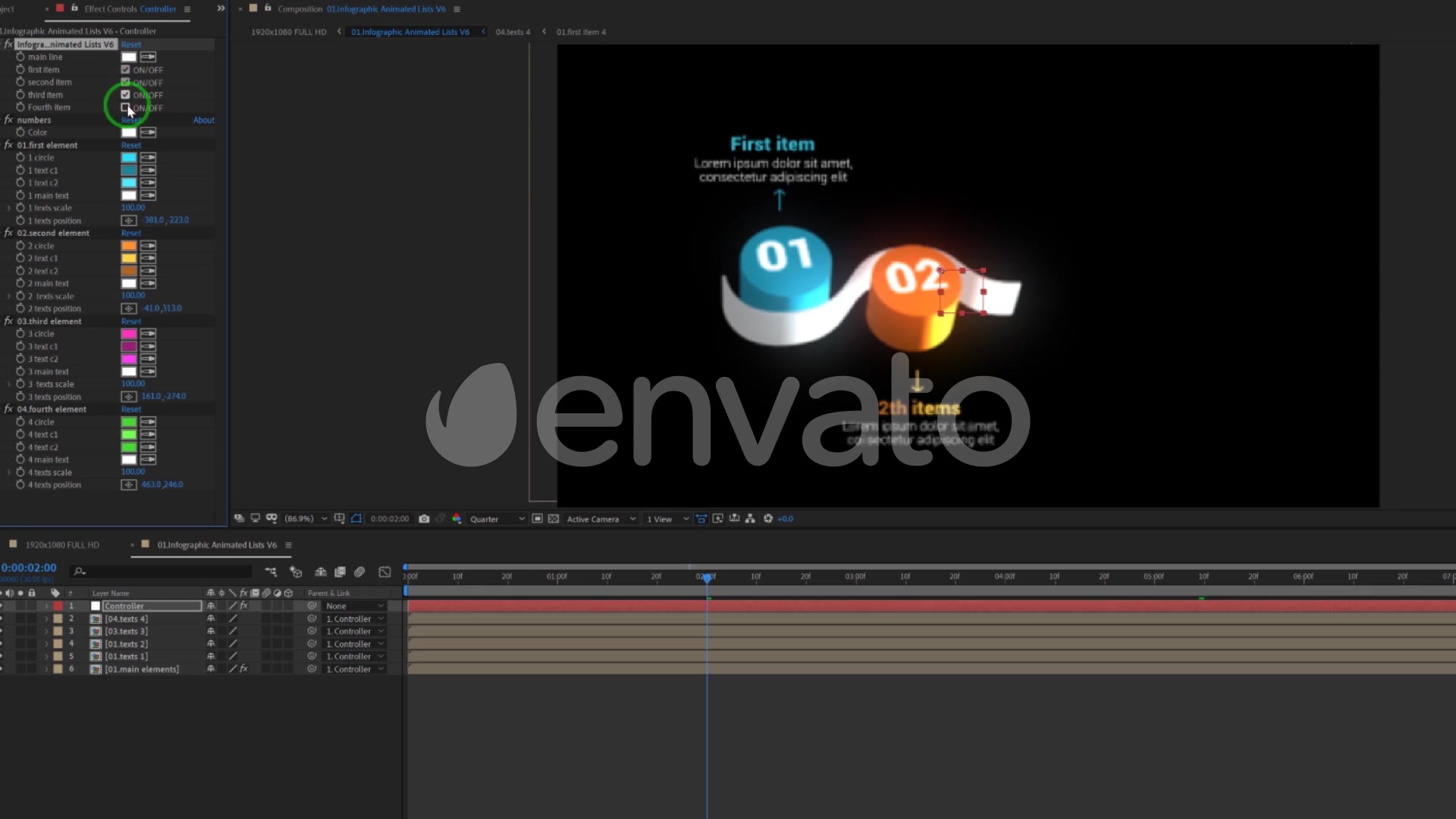 Infographic Lists Toolkit Videohive 29212477 After Effects Image 9