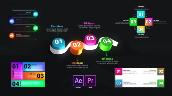 Infographic Lists Toolkit - Download 29212477 Videohive