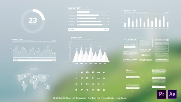 Infographic Maker I MOGRT for Premiere Pro - Download 25657763 Videohive