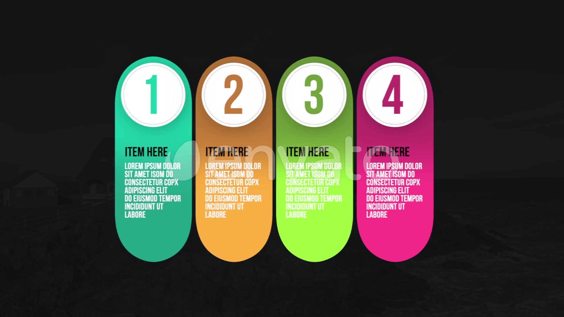 Infographic Modern Lists Final Cut Pro Videohive 26467765 Apple Motion Image 3