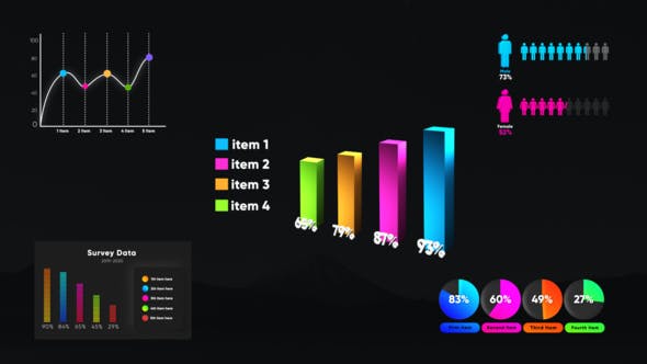 Infographic Smart Graphs - Videohive Download 26888492