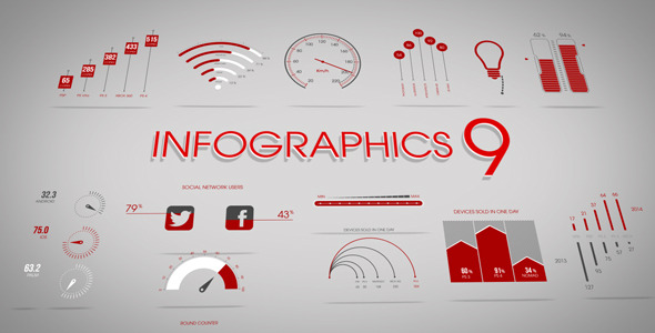 Infographic Templates 9 - Download Videohive 7636874