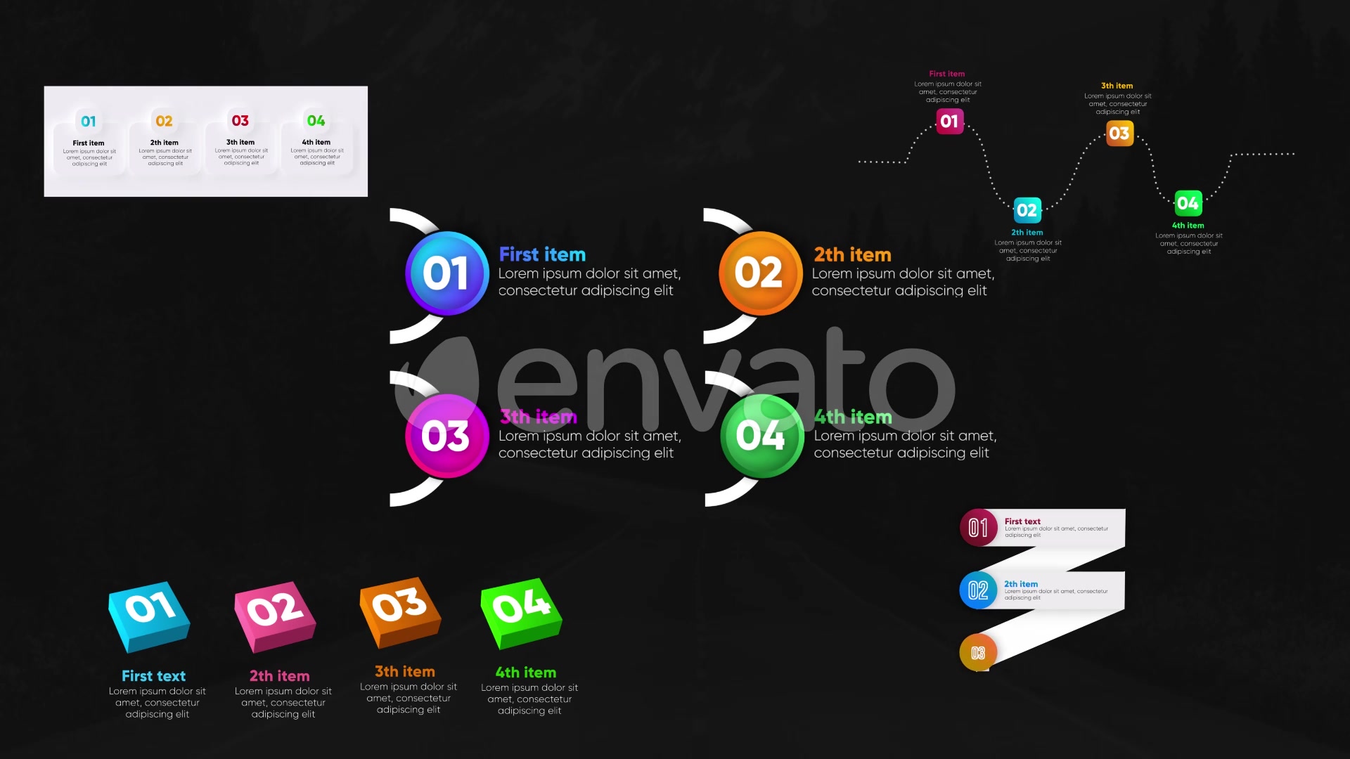 Infographic Trendy Lists Final Cut Pro Videohive 27302829 Apple Motion Image 10
