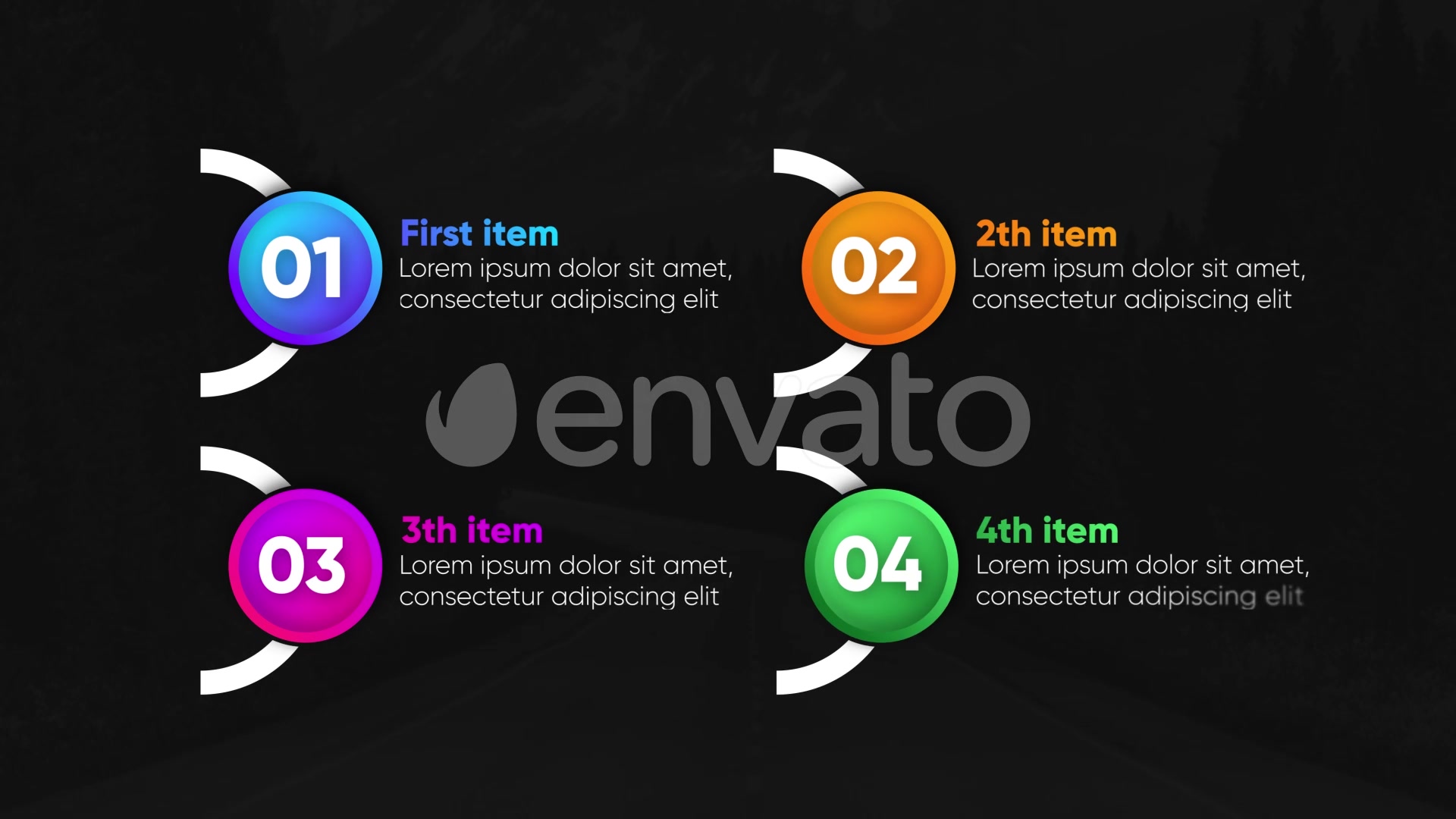 Infographic Trendy Lists Final Cut Pro Videohive 27302829 Apple Motion Image 6