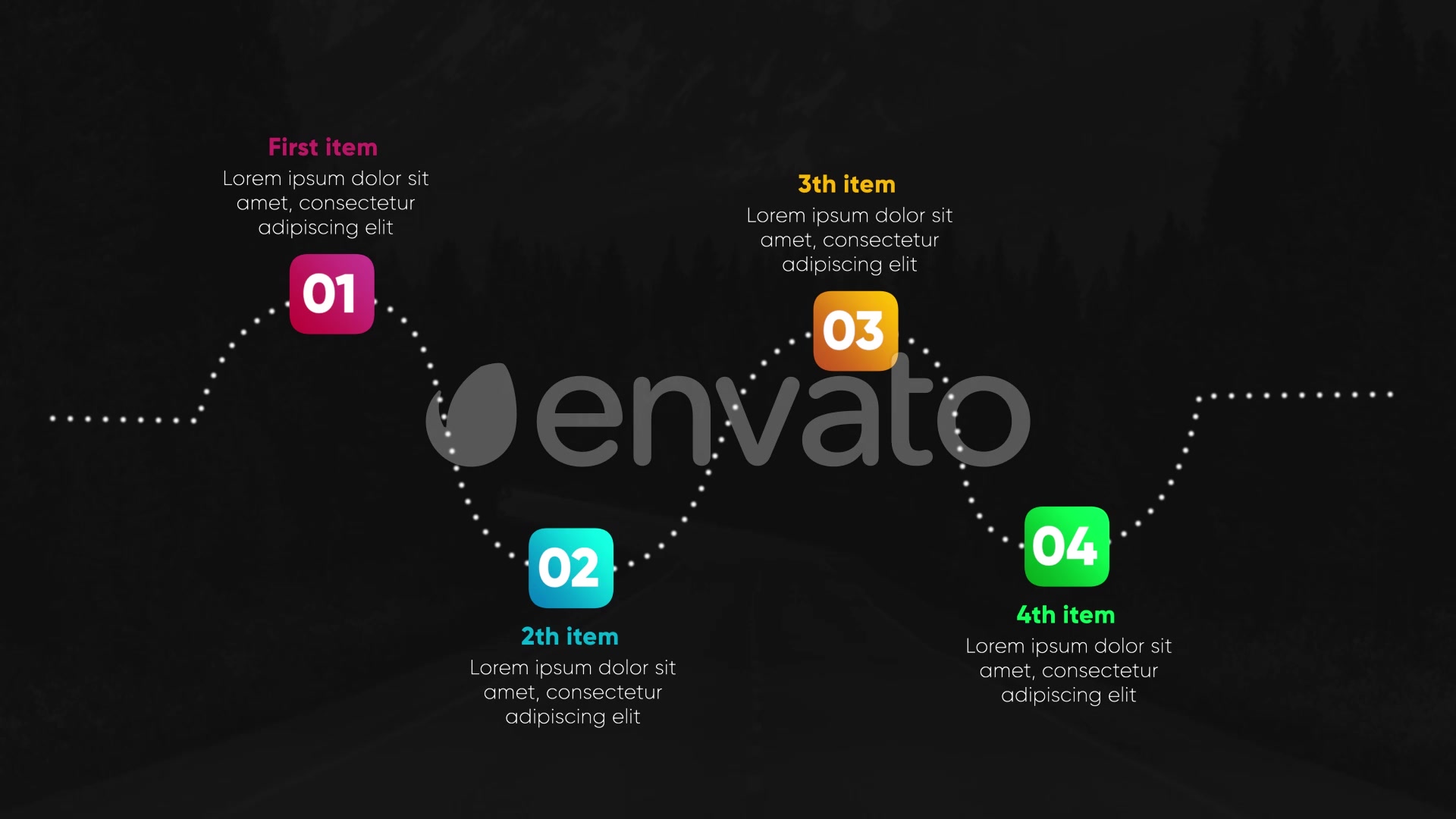 Infographic Trendy Lists Final Cut Pro Videohive 27302829 Apple Motion Image 9