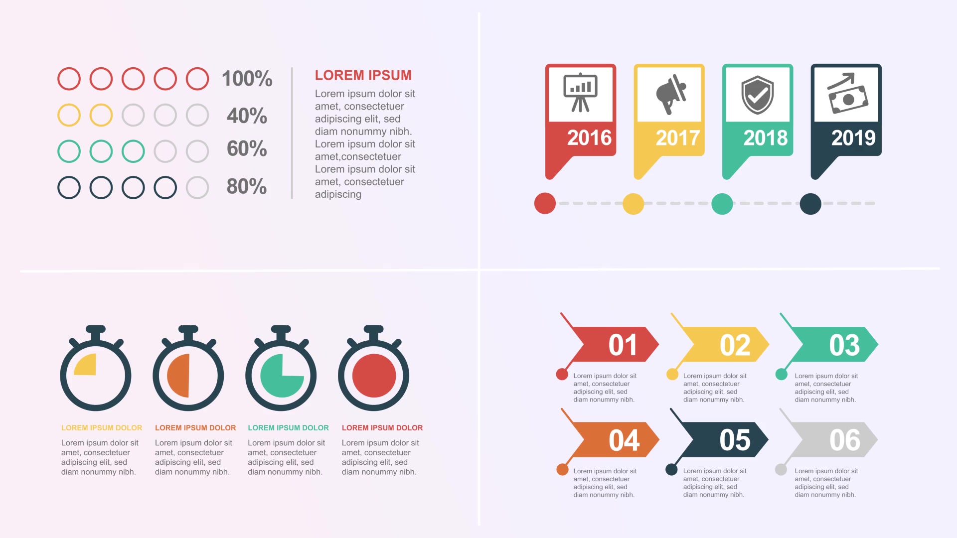 Infographics 36 Elements Videohive 24004045 After Effects Image 9