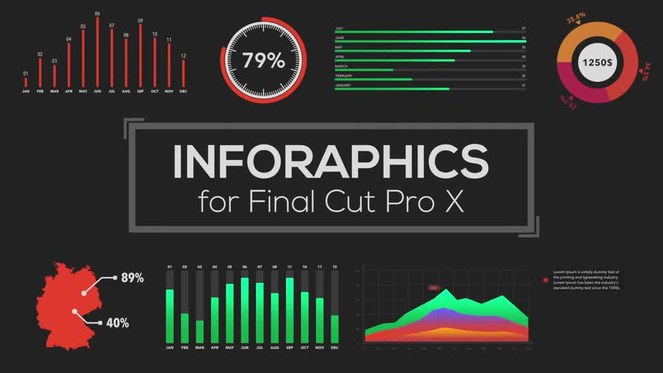 free infographics for final cut pro