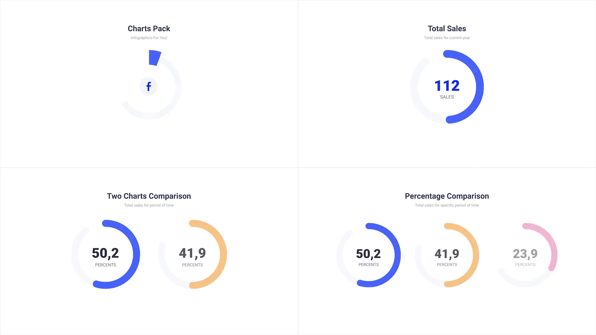 Infographics Charts Pack Videohive 25507970 After Effects Image 2