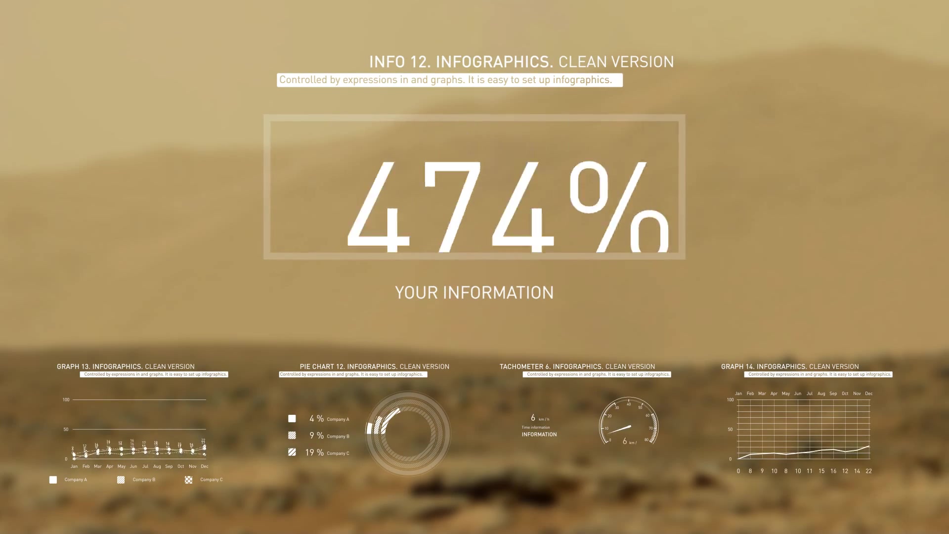 Infographics clean version Videohive 20554889 After Effects Image 6