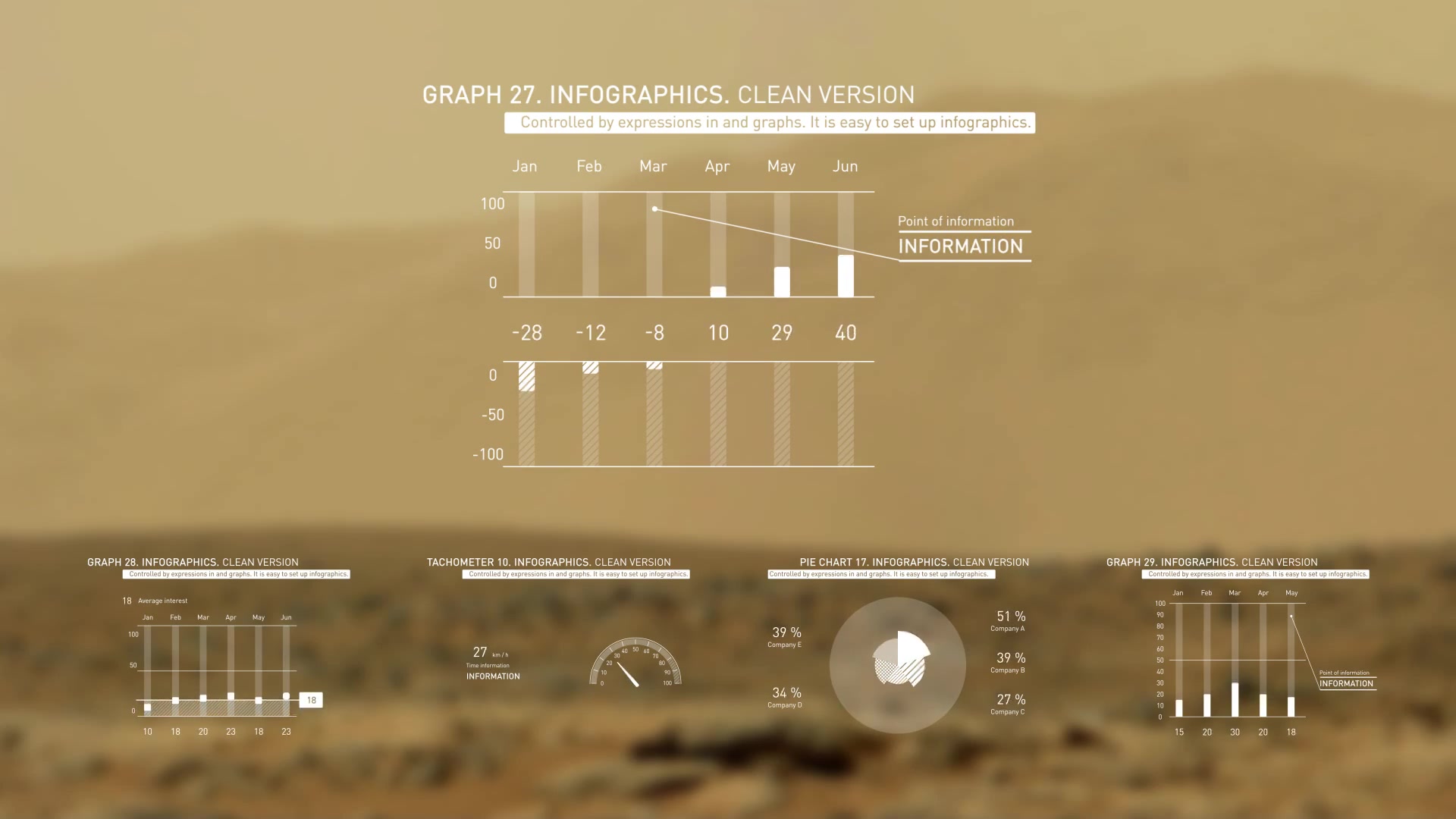 Infographics clean version Videohive 20554889 After Effects Image 8