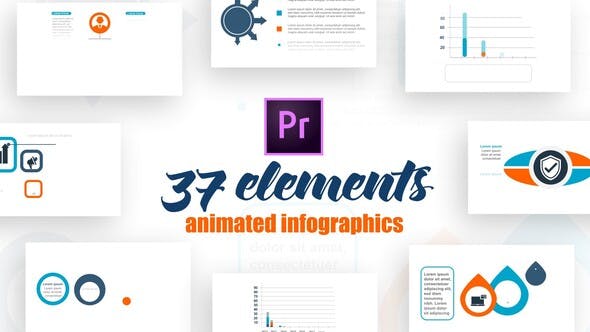 Infographics Elements For Premire Pro - 24692774 Videohive Download