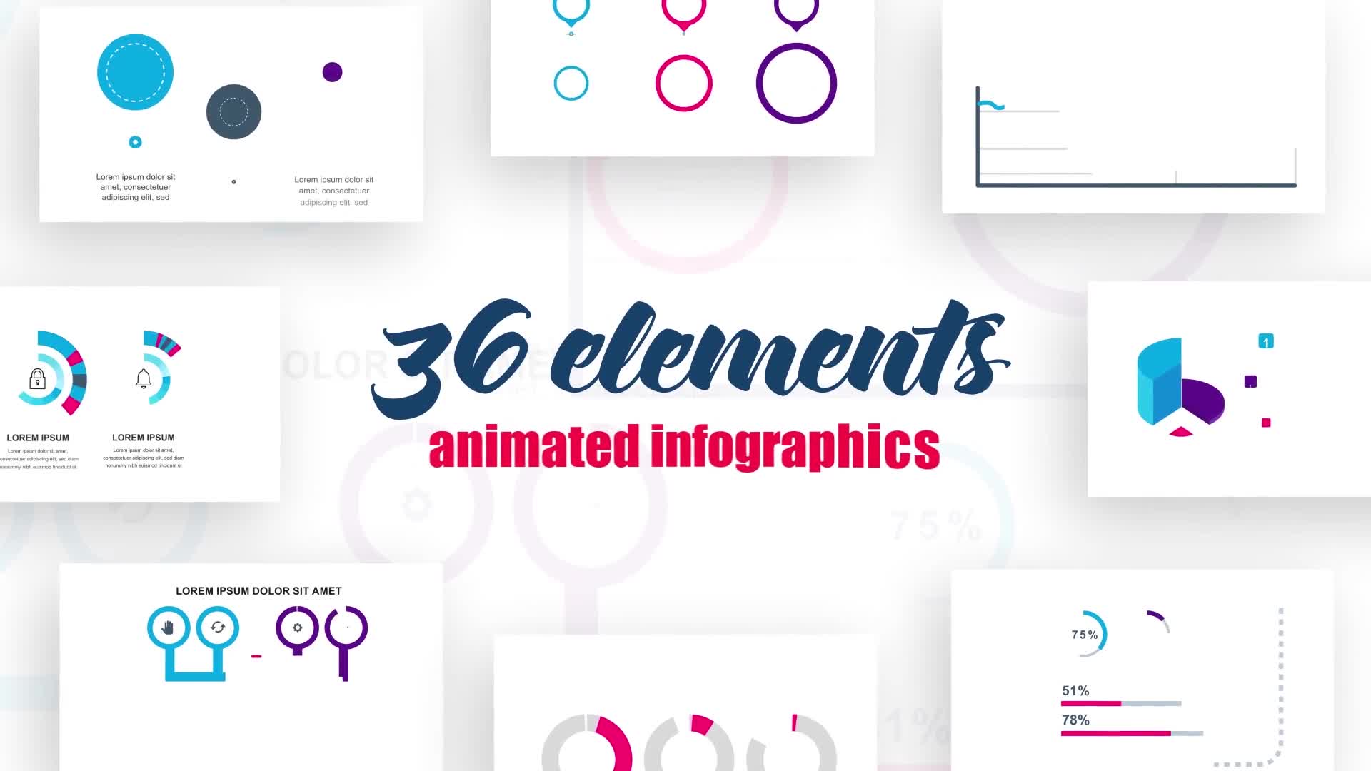 Infographics Elements vol.5 Videohive 25174622 After Effects Image 1