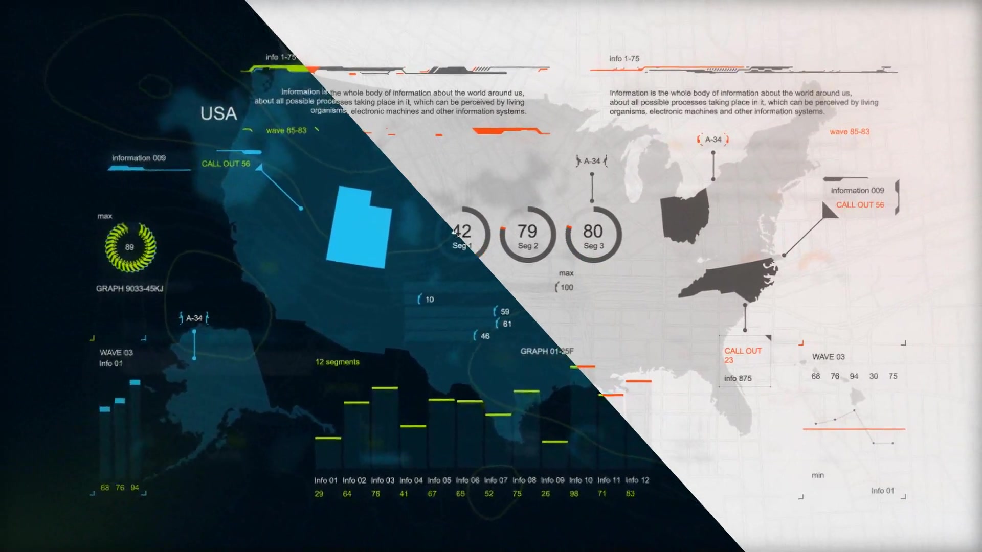 Infographics HUD set 3 - Download Videohive 22173158