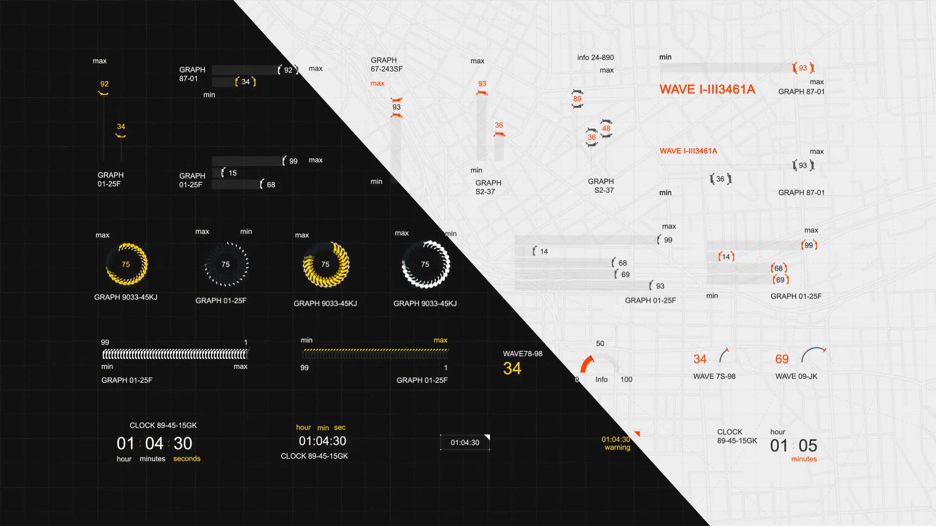 Infographics HUD set 3 - Download Videohive 22173158