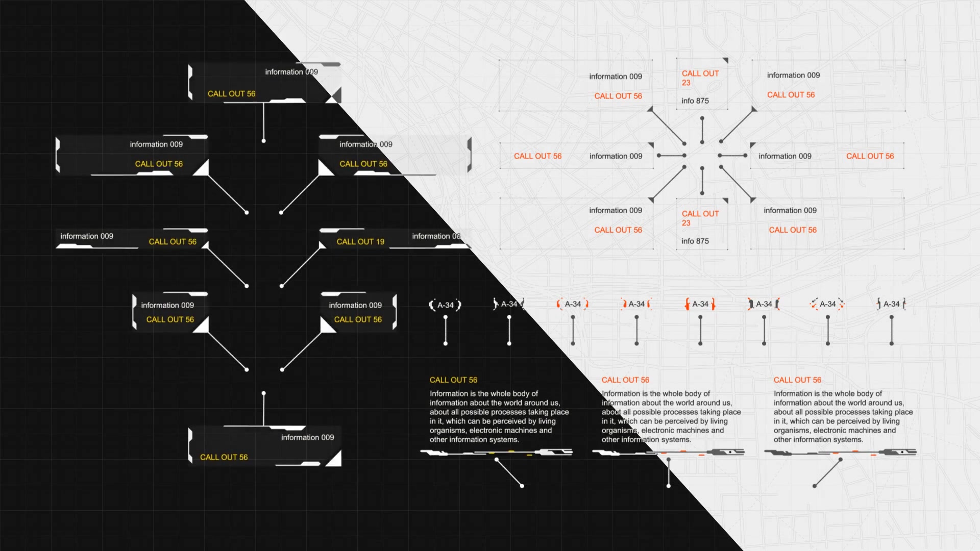 Infographics HUD set 3 - Download Videohive 22173158