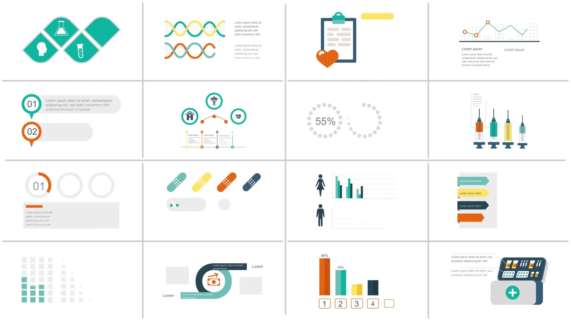 Infographics Medical Elements 2 Videohive 24713696 After Effects Image 7