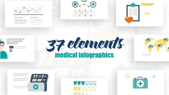 Infographics Medical Elements 2 - Videohive Download 24713696