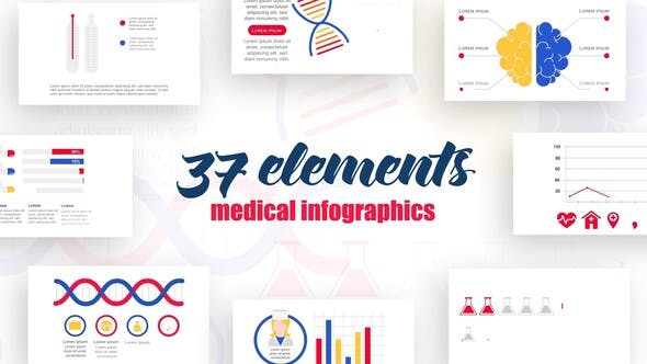 Infographics Medical Elements - Download Videohive 24697610