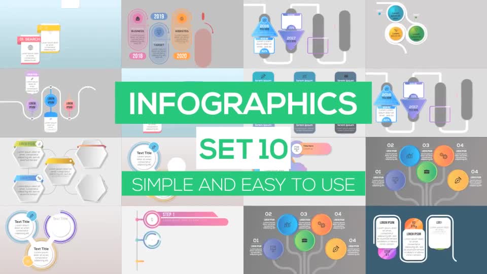 Infographics Set 10 Videohive 24875761 After Effects Image 1