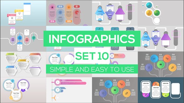 Infographics Set 10 - 24875761 Download Videohive