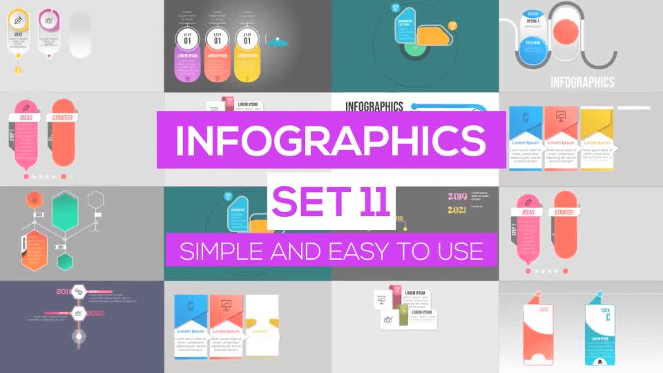 Infographics Set 11 Videohive 24981486 After Effects Image 1