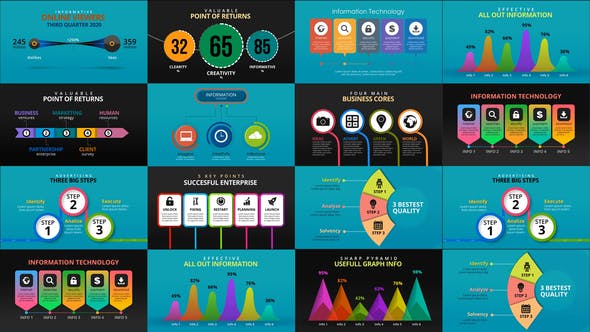 Infographics Set 12 - 24990590 Download Videohive
