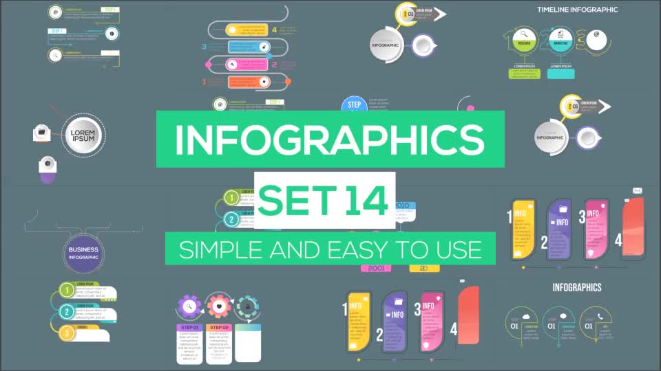 Infographics Set 14 Videohive 25170137 After Effects Image 1