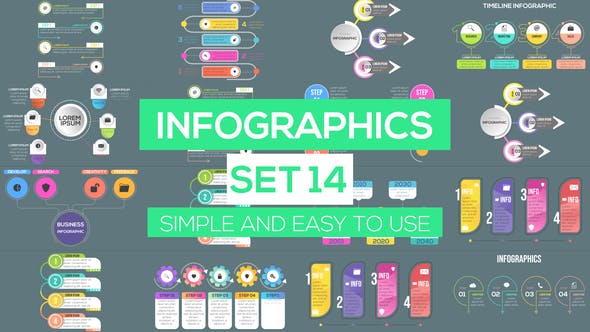 Infographics Set 14 - Download 25170137 Videohive