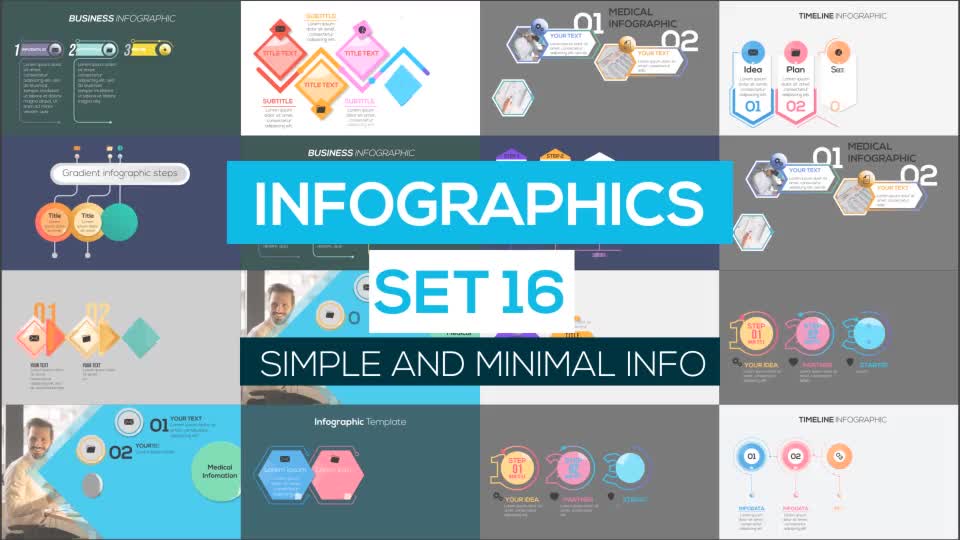 Infographics Set 16 Videohive 25355652 After Effects Image 1