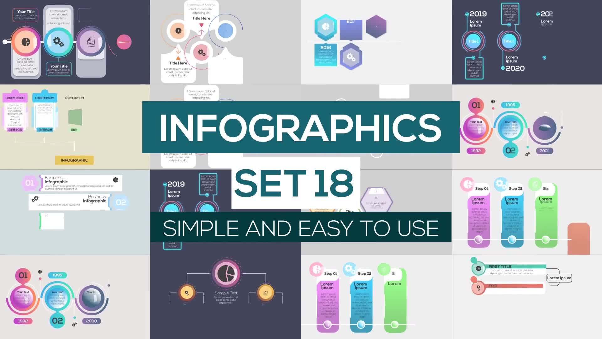 Infographics Set 18 Videohive 25564235 After Effects Image 1