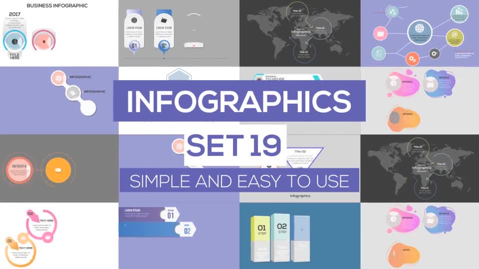 Infographics Set 19 Videohive 25704426 After Effects Image 1