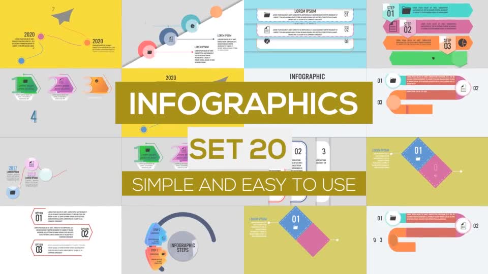Infographics Set 20 Videohive 25854807 After Effects Image 1