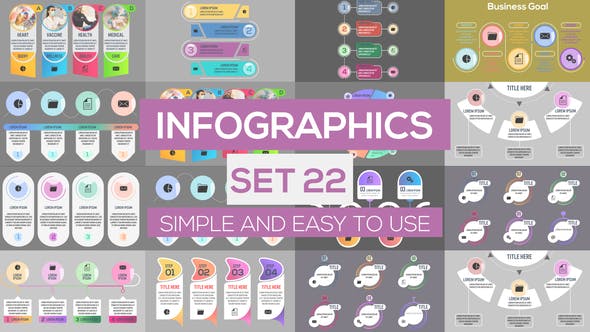 Infographics Set 22 - 26132528 Videohive Download