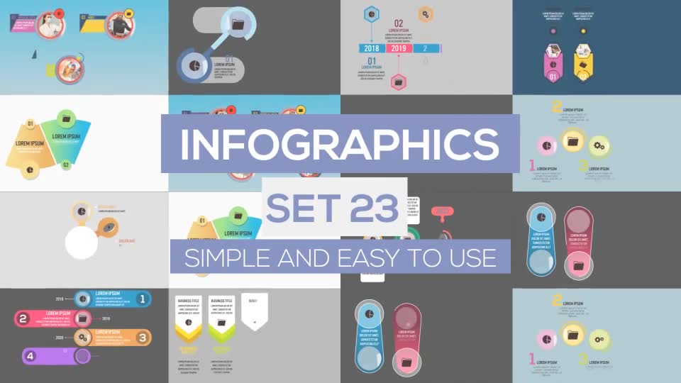 Infographics Set 23 Videohive 26317637 After Effects Image 1